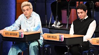 SNL Rami Malek and Pete Davidson Play Each Other [upl. by Steven]