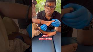 Ankle adjustments drrajneeshkant worldfamouschiropractor [upl. by Nyleaj]