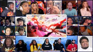 Shanks vs Kid  One Piece Episode 1112 Reaction Mashup [upl. by Kcirej]