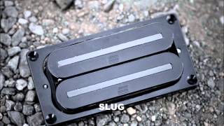 Squier 51 Stock Pickup vs Seymour Duncan Slug  Crunch [upl. by Haiel135]