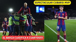 💥 EL BARÇA ELIMINA AL NAPOLES 31 y PASA A CUARTOS DE CHAMPIONS CON UN PAU CUBARSI ESPECTACULAR [upl. by Eilram]