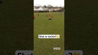 Shot or tackle🤔 TeamGrassroots GRF Veo [upl. by Tarttan]