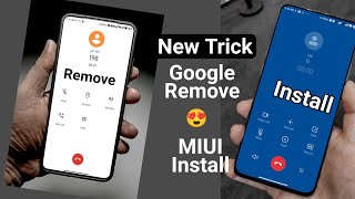 Remove Google Dialer amp Enable Mi Dialer with Call Recording amp All Functions  No Root  Official [upl. by Rezzani]