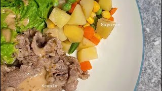 Daging slice salad [upl. by Caye]