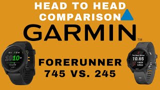 Garmin Forerunner 745 vs Forerunner 245 [upl. by Ellahcim]