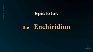 Epictetusthe Enchiridion read in reconstructed Ancient Attic Greek by Ioannis Stratakis [upl. by Alehc]