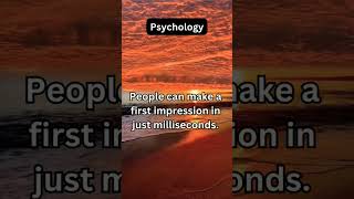 First impressions happen in milliseconds Make them count psychology firstimpressions mindpower [upl. by Eimmit]