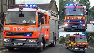 Multiple Fire Engines Respond to House Fire in Lancaster  Lancashire Fire and Rescue Service [upl. by Tolecnal]