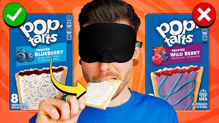 Guessing Every PopTart Flavor Blindfolded [upl. by Zonda]