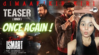 Double ISMART Teaser reaction Hindi  Ram Pothineni  Sanjay Dutt  Puri Jagannadh  Charmme Kaur [upl. by Cate]