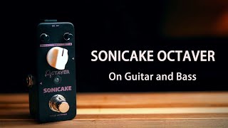 Sonicake Octave Pedal On Bass and Guitar [upl. by Jinny]