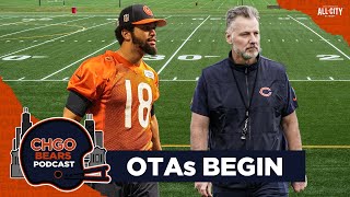 Caleb Williams and Chicago Bears begin OTAs What to watch for  CHGO Bears Podcast [upl. by Afira82]