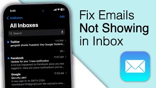 iPhone email not syncing after iOS 17  Fix email syncing problem on iPhone [upl. by Einnil]