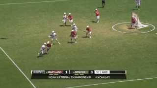 Lacrosse Film Room Denver 231 Alley Dodges to Set Up Backside Pick Against Maryland [upl. by Poucher]