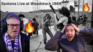 Alivia and My Dad React to Santana Live at Woodstock 1969 [upl. by Nonohcle]