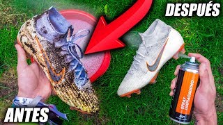 Cómo Limpiar Botas de Fútbol 100 REAL  LIFE HACK SOCCER [upl. by Anatnom]