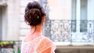 TUTO COIFFURE  Le chignon de mariée [upl. by Entsirhc]