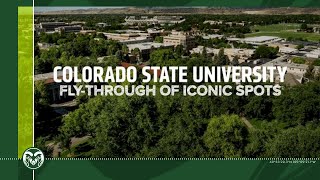 Flythrough of Iconic Colorado State University Campus Spots [upl. by Amarillas]