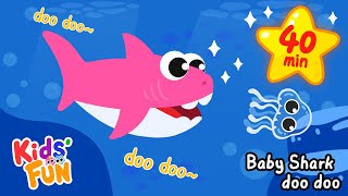 🎵Baby Shark  doo doo   More Nursery Rhymes  40 min Kids Songs  Kids Fun Style [upl. by Arty814]