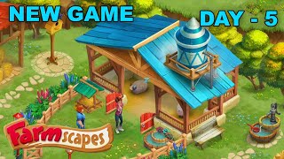 Farmscapes Story Walkthrough Gameplay  Day 5 Completed [upl. by Portie]