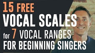 15 Free Vocal Scales on Piano The Perfect Singing Scales for Beginners [upl. by Silber660]