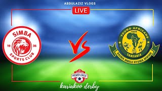 🔴LIVE  SIMBA VS YANGA LIVE VIDEO [upl. by Revlys872]