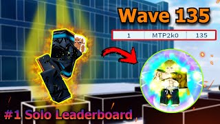 How To Get Fastest Wave 135 In Solo Leaderboard Without A Buff Unit  All Star Tower Defense [upl. by Nobe135]