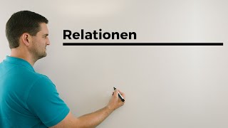 Relationen Linkstotal rechtseindeutig dann Funktion  Mathe by Daniel Jung [upl. by Idnyl]