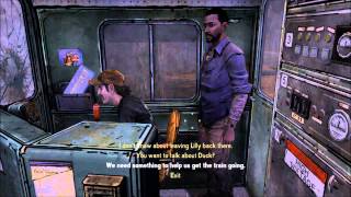 The Walking Dead Walkthrough  Episode 3 Gotta Get This Train Running Part 4 [upl. by Erotavlas917]