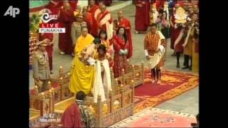 Bhutan King Marries in Elaborate Ceremony [upl. by Siradal]