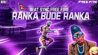 Ranka Bude Ranka  Beat Sync  Free Fire Best Edited [upl. by Rysler]