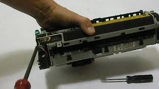 Laserjet 4250 4300 4350 fuser rebuild RM1 1082 how to fix and replace sleeve DO it Yourself [upl. by Pierette]