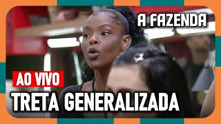 A FAZENDA 2024 TRETA Gizelly treta no paiol e faz ameaça  Suelen x Fernanda AFazenda16 AO VIVO [upl. by Assilav]