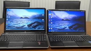 HP ENVY dv6t Full HD 1920 x 1080 Vs 1366 x 768 Screen Comparison [upl. by Favata]