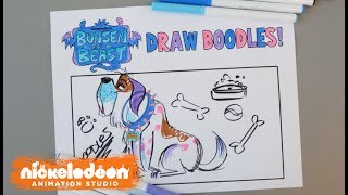 Draw Your Own Boodles  Bunsen Is a Beast  Nick Animation [upl. by Nuri]