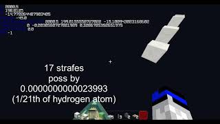 17 Chained 45 strafes  Minecrafts most precise jump [upl. by Trenton]