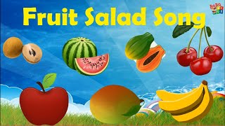 Watermelon Song  Fruit Salad Song for Kids  Watermelon Watermelon Papaya Papaya CHIKOO CHIKOO Poem [upl. by Recnal]