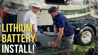 🔌 LITHIUM BATTERY INSTALL RV Battery amp Electrical Upgrade — Part 4⚡️ [upl. by Ruford]