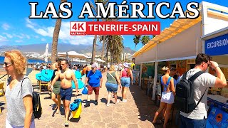 TENERIFE  PLAYA DE LAS AMÉRICAS  Take a look at the Current Situation 🌡️ 4K Walk ● March 2024 [upl. by Viv]