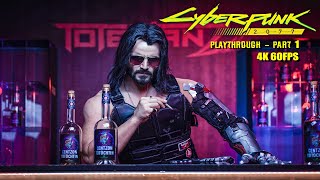 Cyberpunk 2077  Playthrough Part 1  4K 60 FPS [upl. by Lebanna]