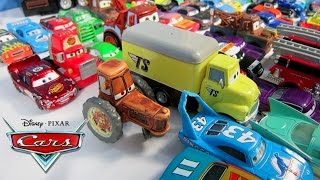 DISNEY PIXAR CARS COLLECTION LIGHTNING MCQUEEN TRACTOR TIPPIN MATER JUGUETE [upl. by Cirri]