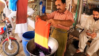 Amazing skills of fabric Dyeing in local market  Cloth Dyeing DIY [upl. by Rojas]