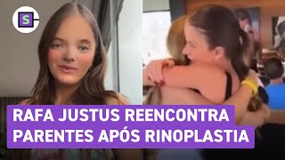 Rafa Justus faz revelação do resultado de rinoplastia para a família e causa surpresa [upl. by Attennek]