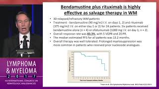 DEBATE What is the treatment choice for Waldenstrom macroglobulinemia  Bendamustine [upl. by Lorou]