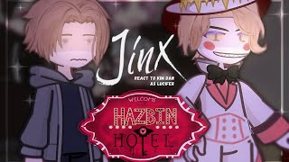 Jinx react to Kim Dan as Lucifer  Hazbin Hotel  part 12  2x [upl. by Irakab]