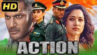 Action HD  Blockbuster Hindi Dubbed Movie  Vishal Tamannaah Aishwarya  Independence Special [upl. by Auahsoj]