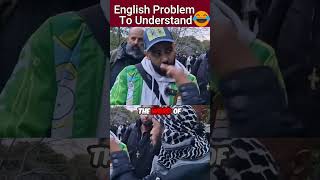 Siraaj😎Corrects American Shouting Christian’s English🙃 Speakers Corner [upl. by Manson]