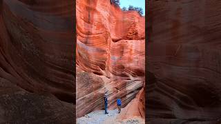 Visiting Picaboo Slot Canyon in Kanab UT travel utah motherearth [upl. by Ahtiekahs]