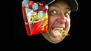 BURGER KING® Flamin Hot Mac n Cheetos REVIEW [upl. by Etnauj]