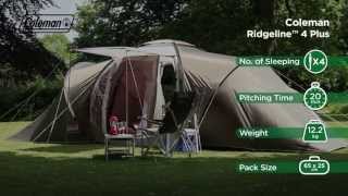 Coleman® Ridgeline 4 Plus Camping Tent [upl. by Ilac]